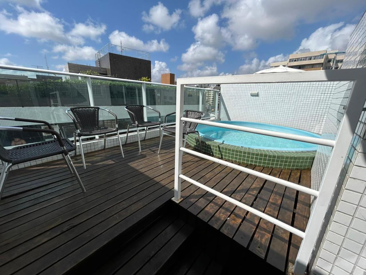 Flat 502 Com Piscina Privativa - 02 Quartos João Pessoa Dış mekan fotoğraf